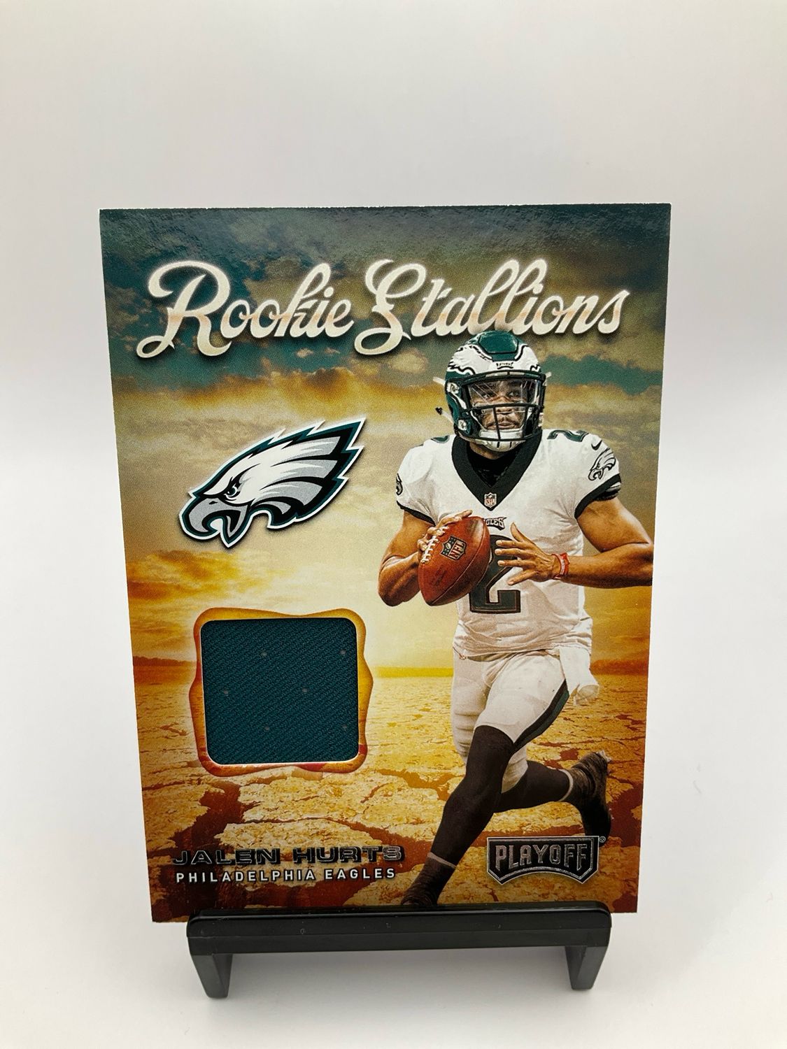 2020 Playoff Rookie Stallions Jalen Hurts Patch