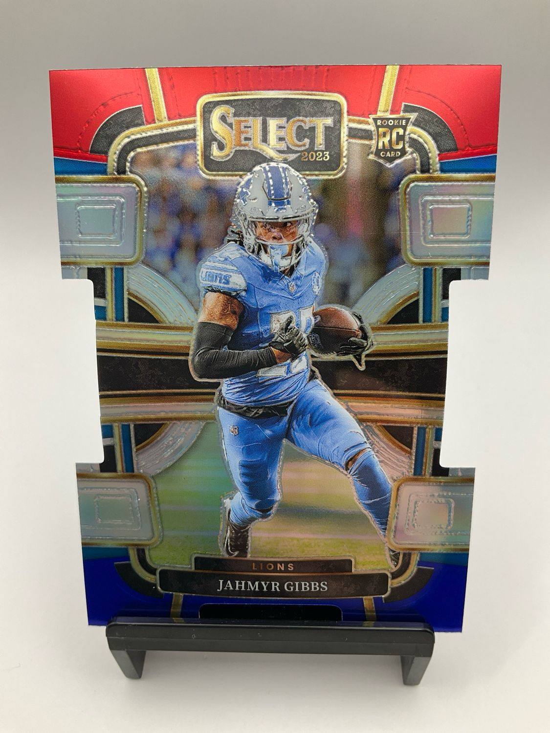 2023 Select Jahmyr Gibbs Red/White/Blue Die Cut