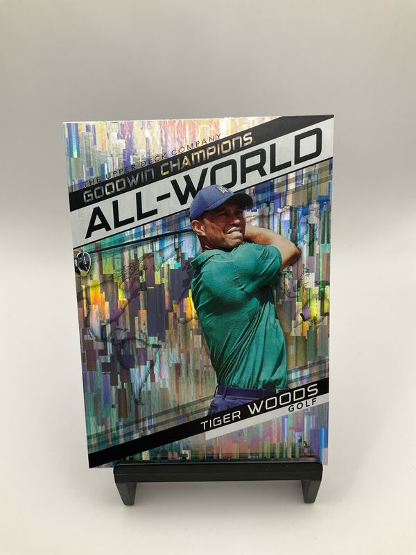 2022 UD Goodwin Champions All-World Tiger Wood