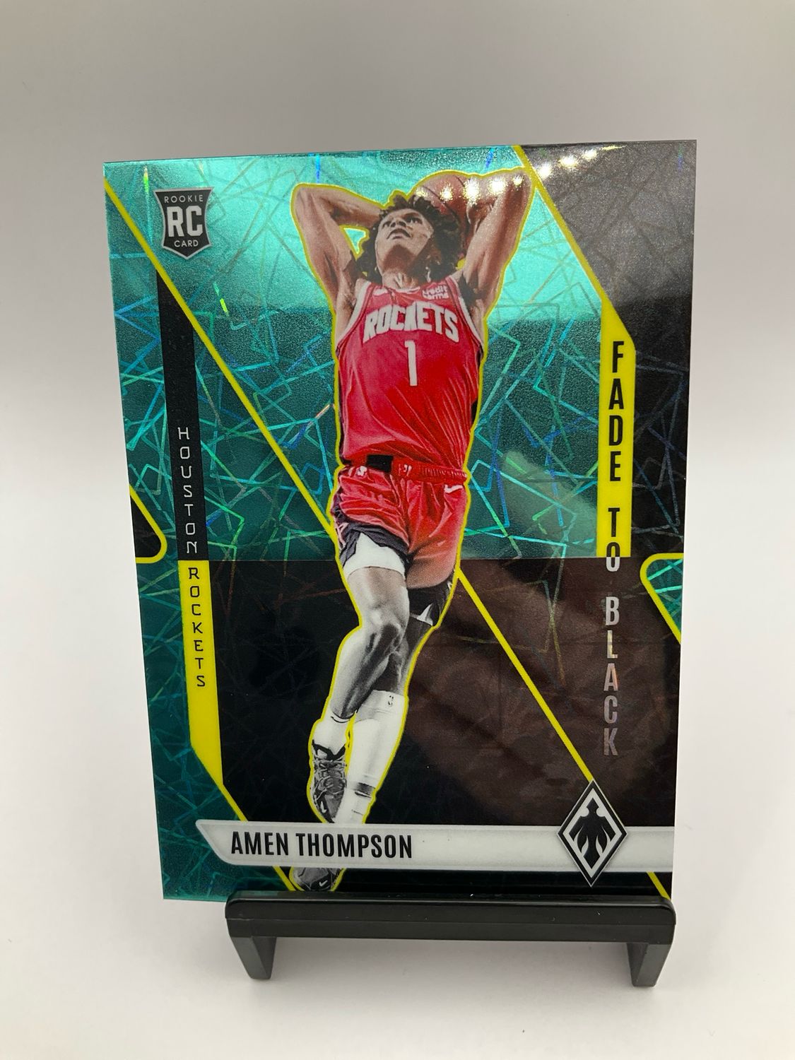 2023/24 Phoenix Amen Thompson Fade To Black Aqua Lazer No.21