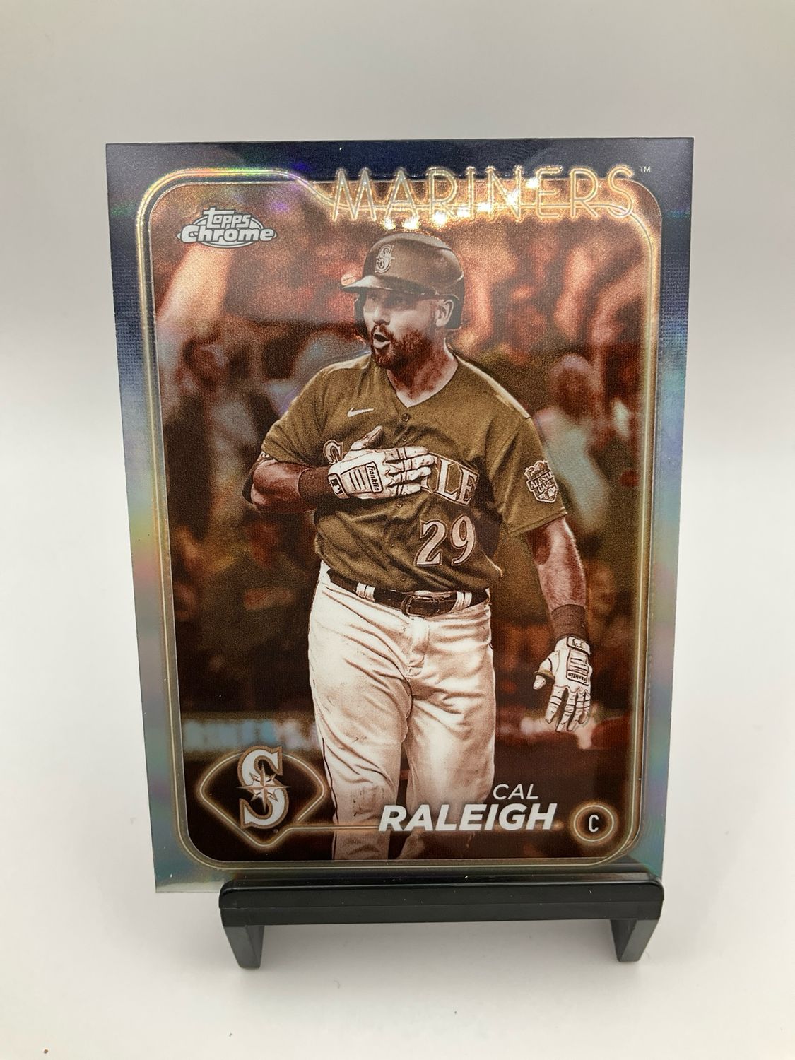 2024 Topps Chrome Cal Raleigh Photo Variation Silver No.119