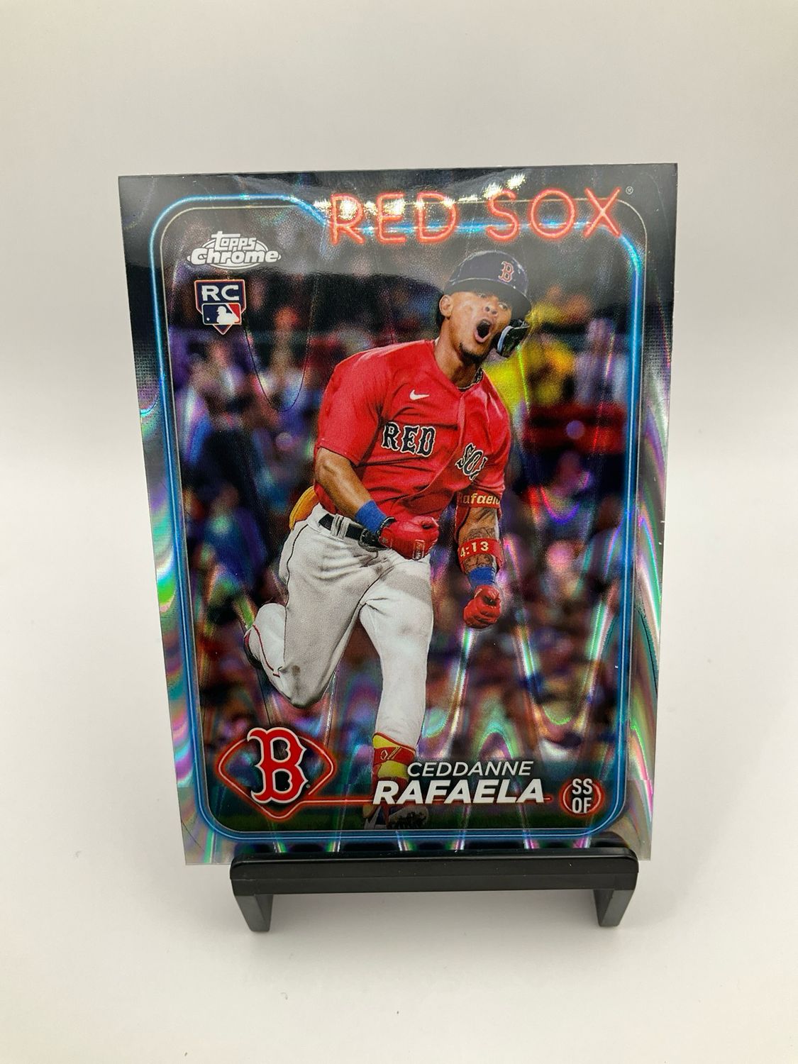 2024 Topps Chrome Ceddanne Rafaela Silver Wave No. 118