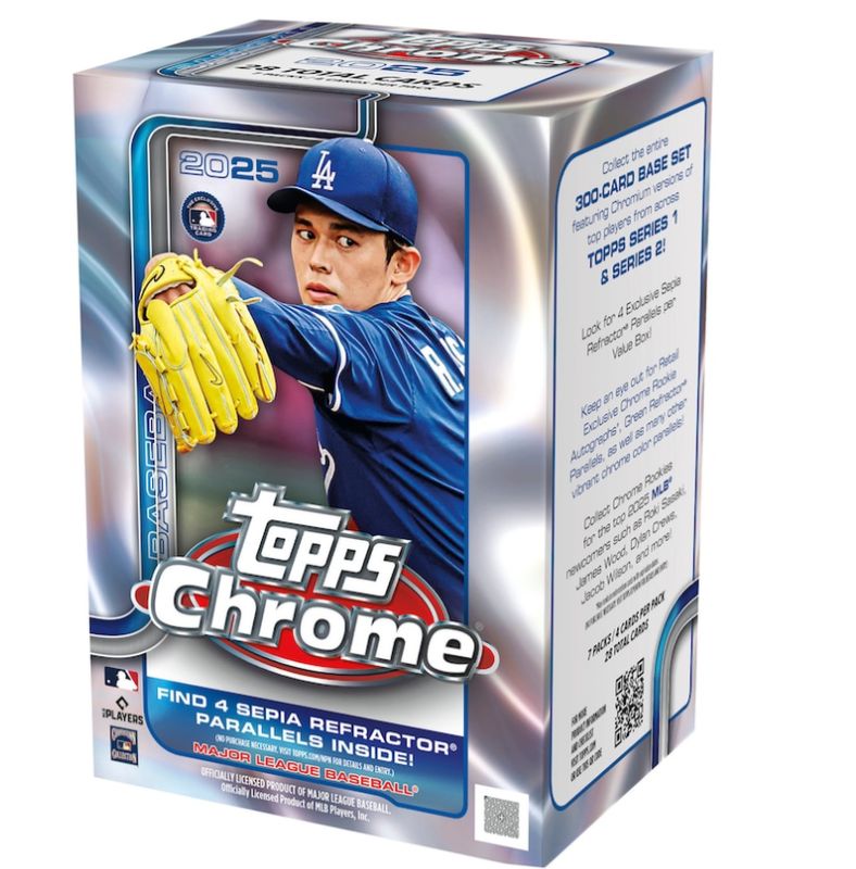 2025 TOPPS CHROME BLASTER BOX
