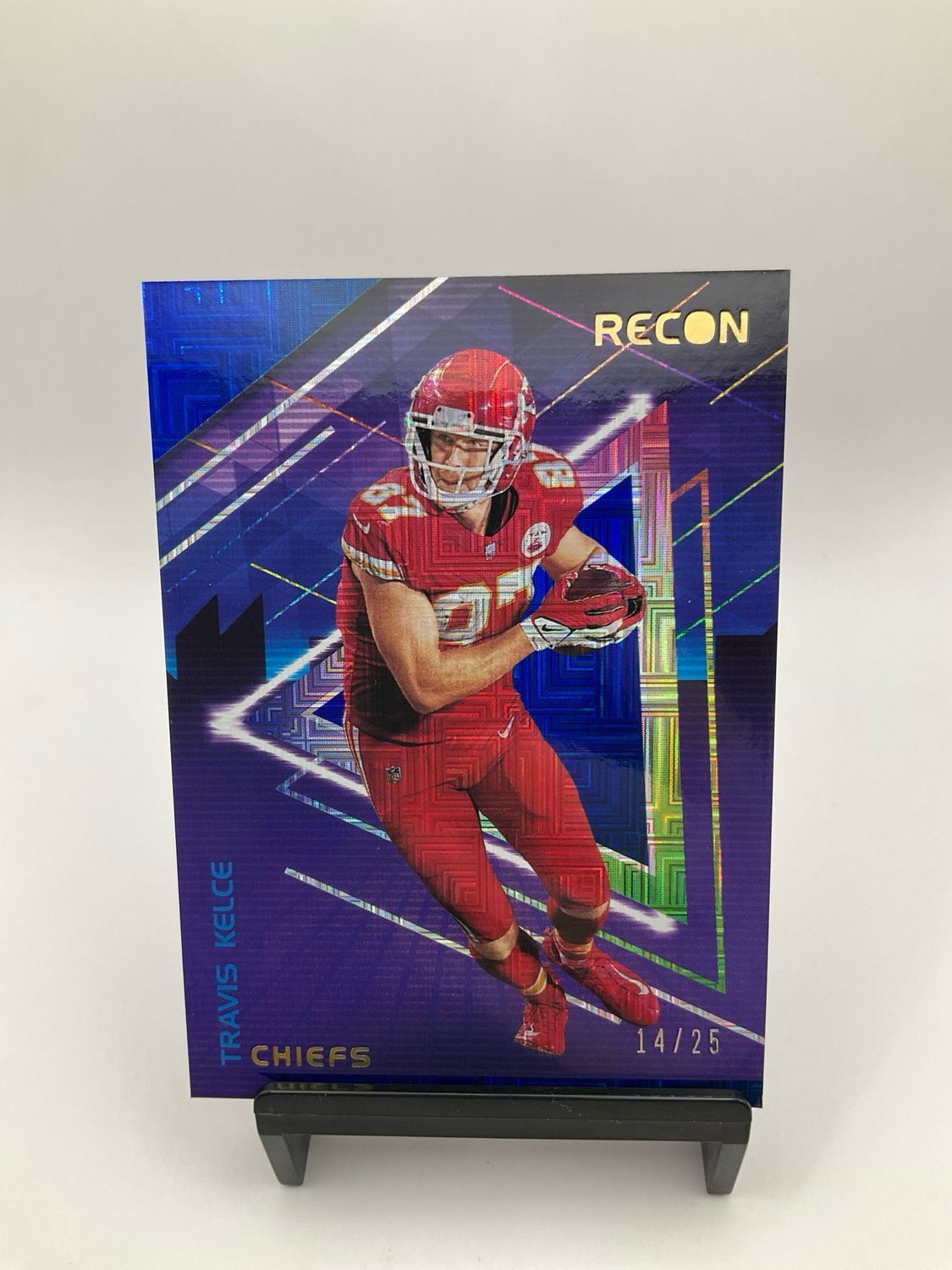 2021 Chronicles Stars &amp; Stripes Travis Kelce Recon 14/25 No. REC12