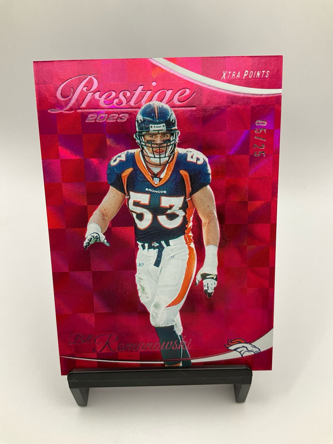 2023 Prestige Bill Romanowski Pink 05/25 No.89