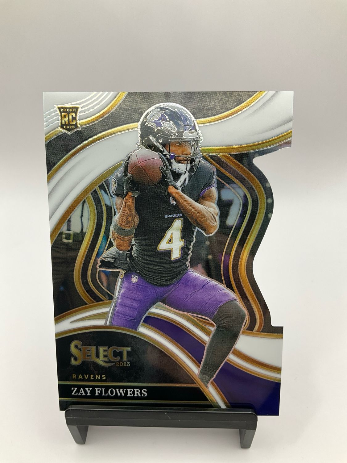 2023 Select Club Level Zay Flowers Die - Cut Rookie 100/199 No.201