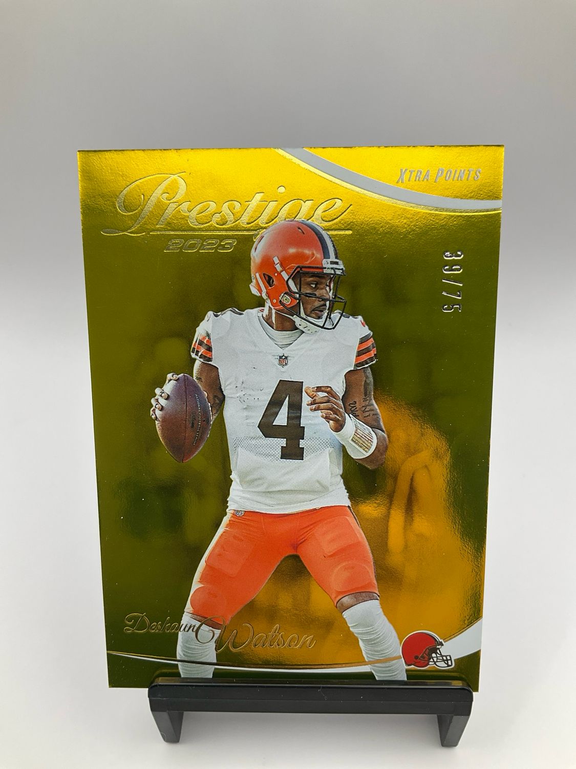 2023 Prestige Deshaun Watson Gold 39/75 No. 71