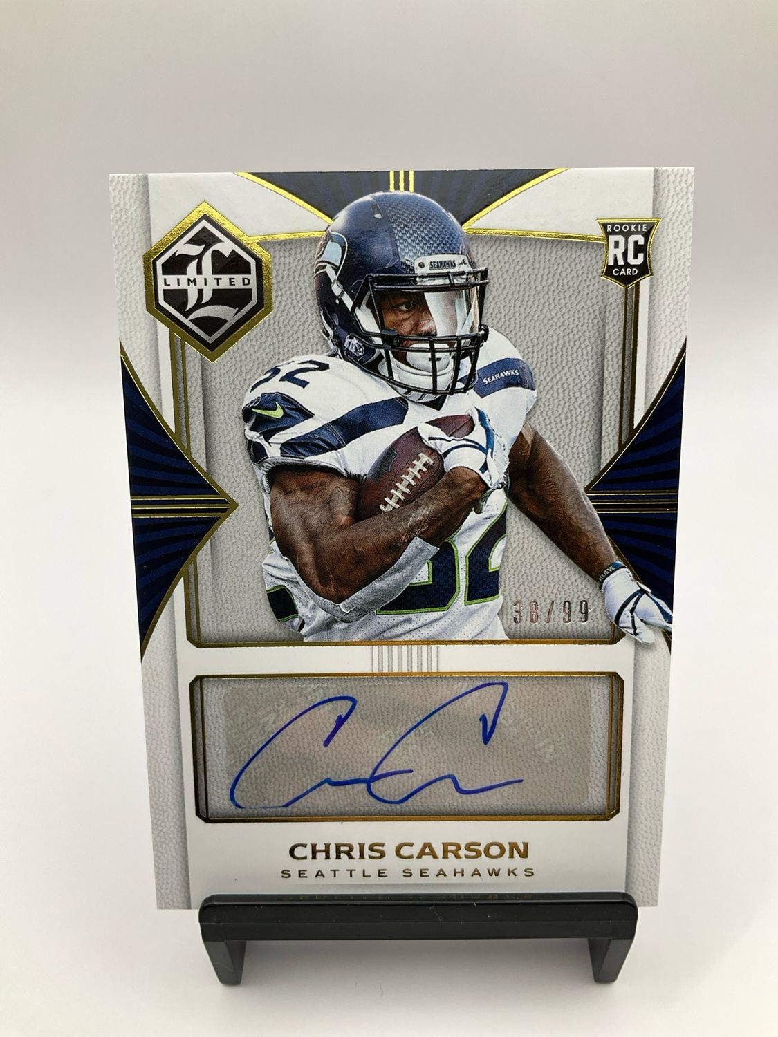 2017 Limited Chris Carson Autograph 38/99 No. 164