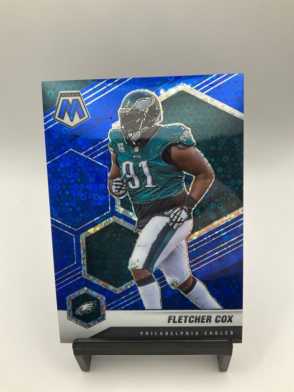 2021 Mosaic Fletcher Cox Blue Disco 38/75 No. 165