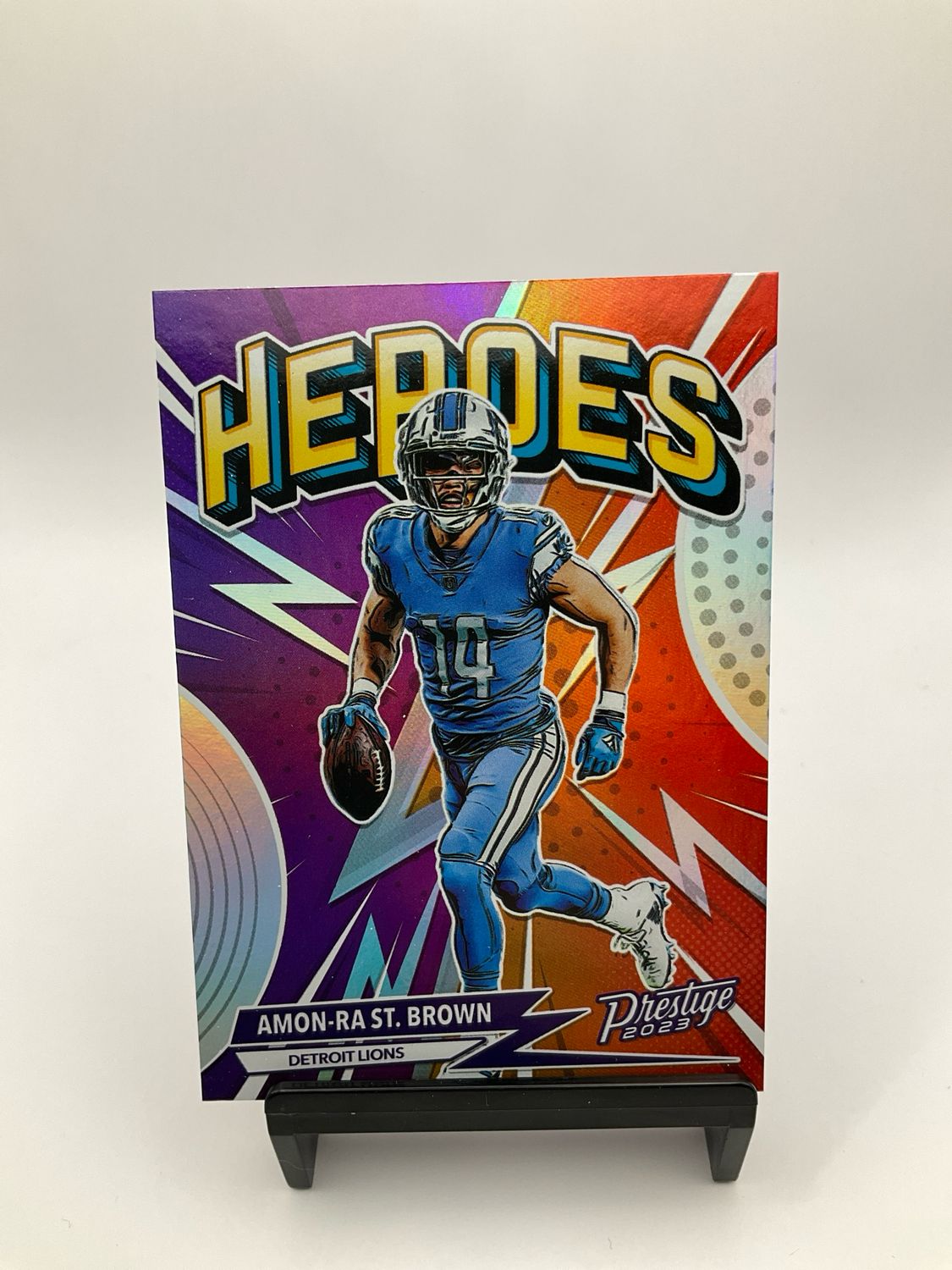 2023 Prestige Amon Ra St Brown Heroes No. H-15
