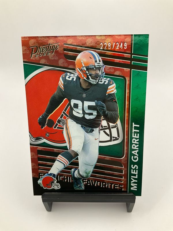 2022 Prestige Myles Garrett Green 228/249 No.FF-15