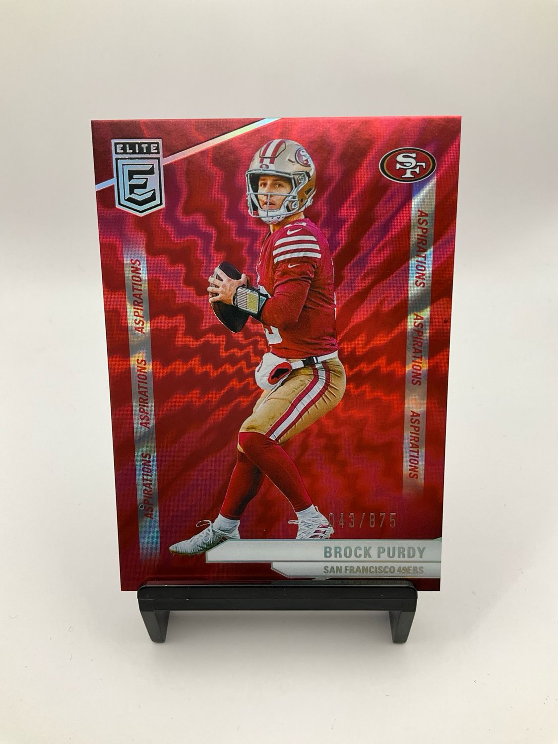 2024 Donruss Elite Brock Purdy Red 043/875