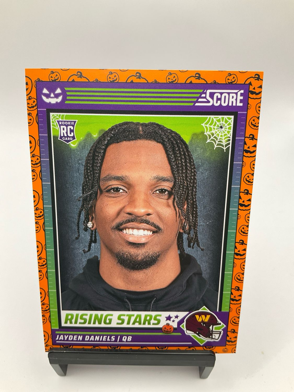2024 score-a-treat Rising Stars Jayden Daniels No.26 Orange Pumpkins