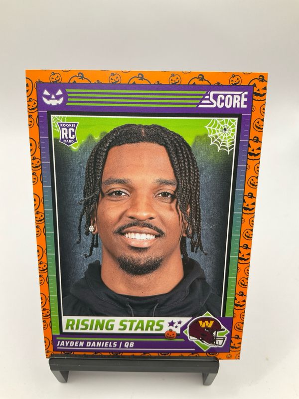 2024 score-a-treat Rising Stars Jayden Daniels No.26 Orange Pumpkins