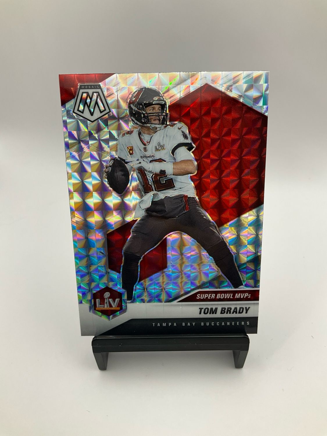 2021 Mosaic Tom Brady Silver Mosaic No. 285