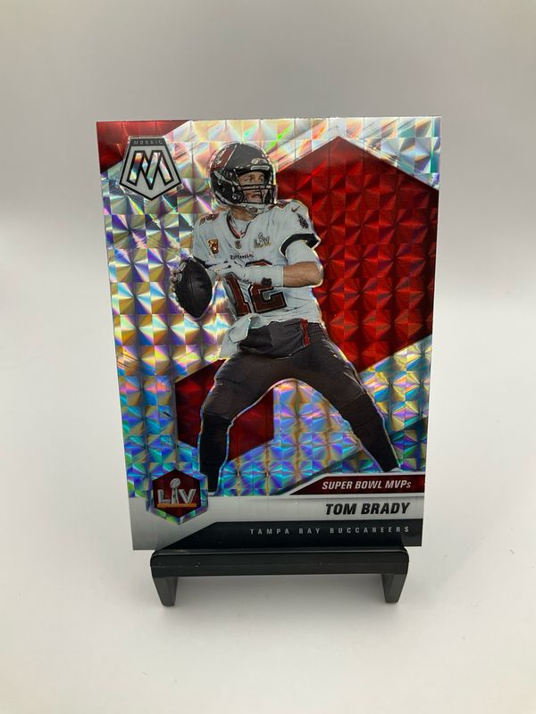 2021 Mosaic Tom Brady Silver Mosaic No. 285
