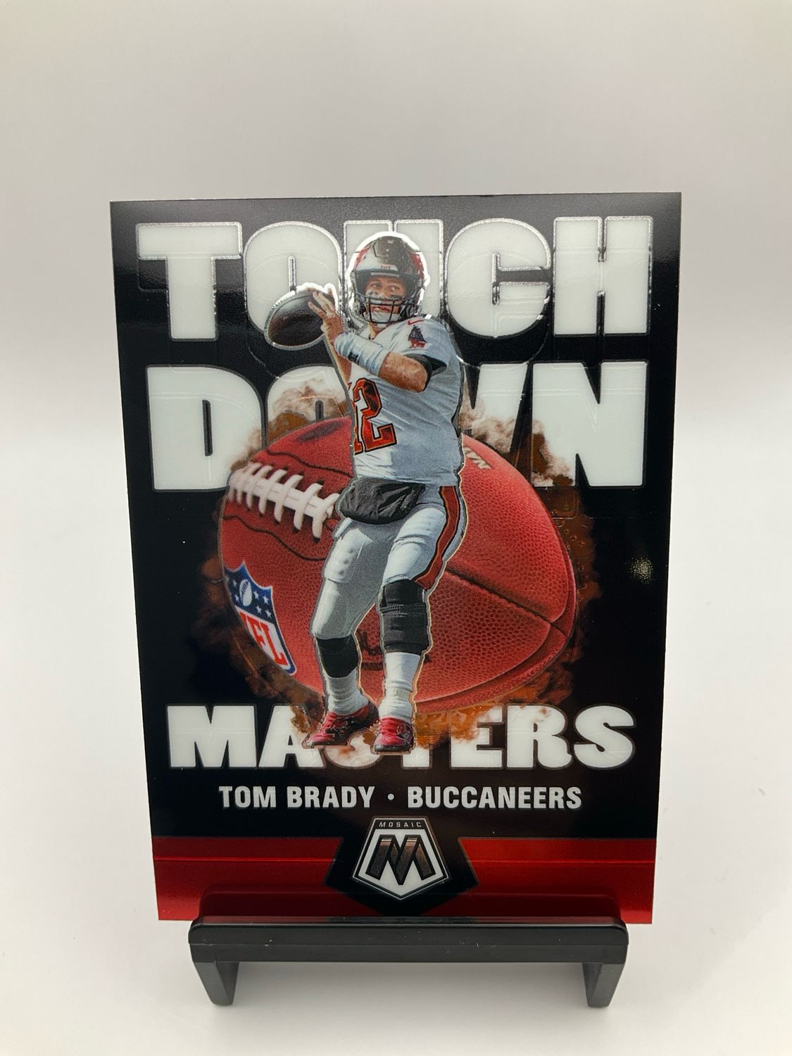 2020 Mosaic Tom Brady Touch Down Masters Red No. TM2