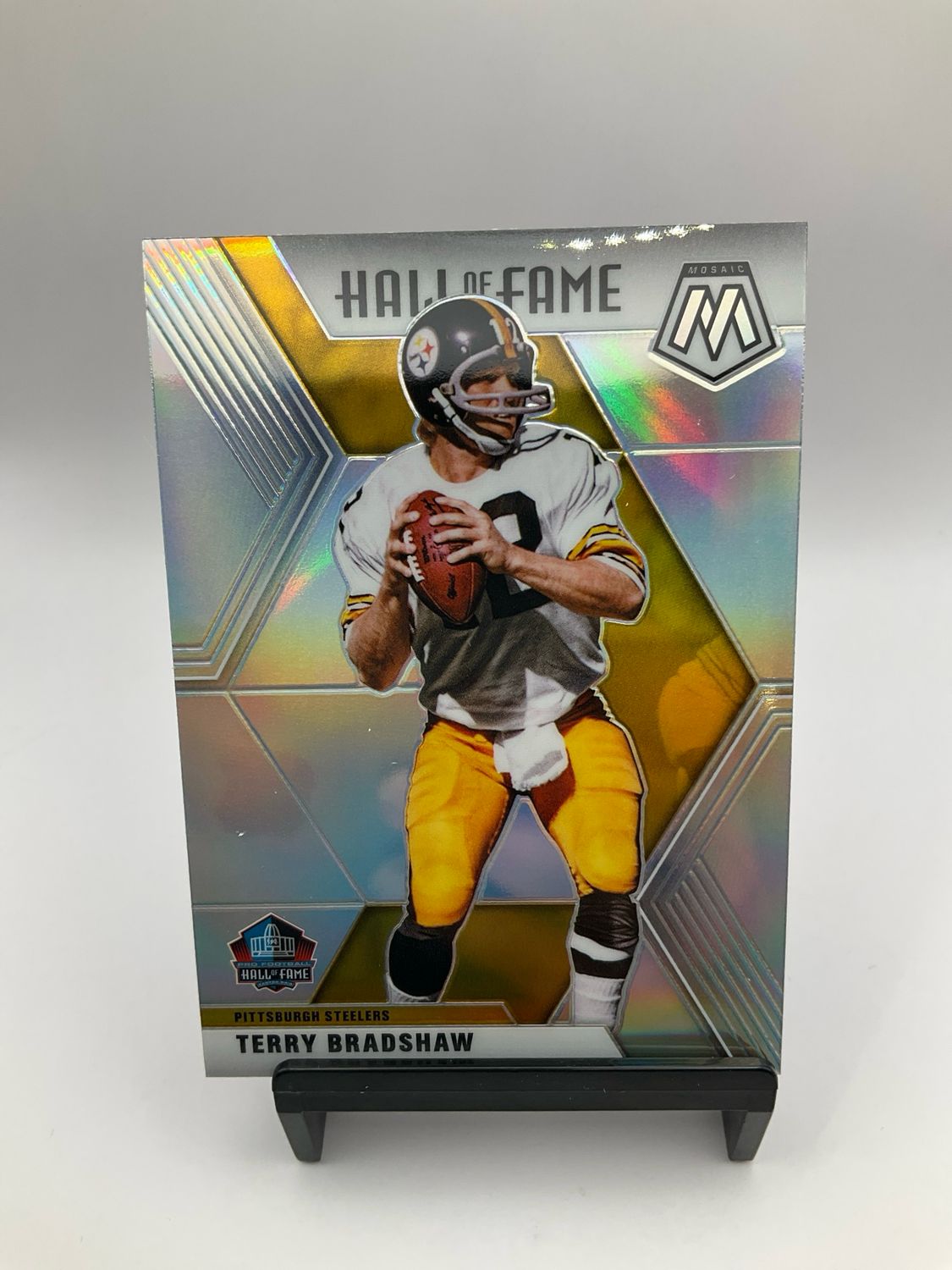 2020 Mosaic Hall of Fame Terry Bradshaw Silver No.286