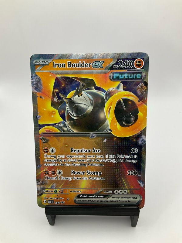 2024 POKEMON IRON BOULDER EX BLACK STAR PROMO 147