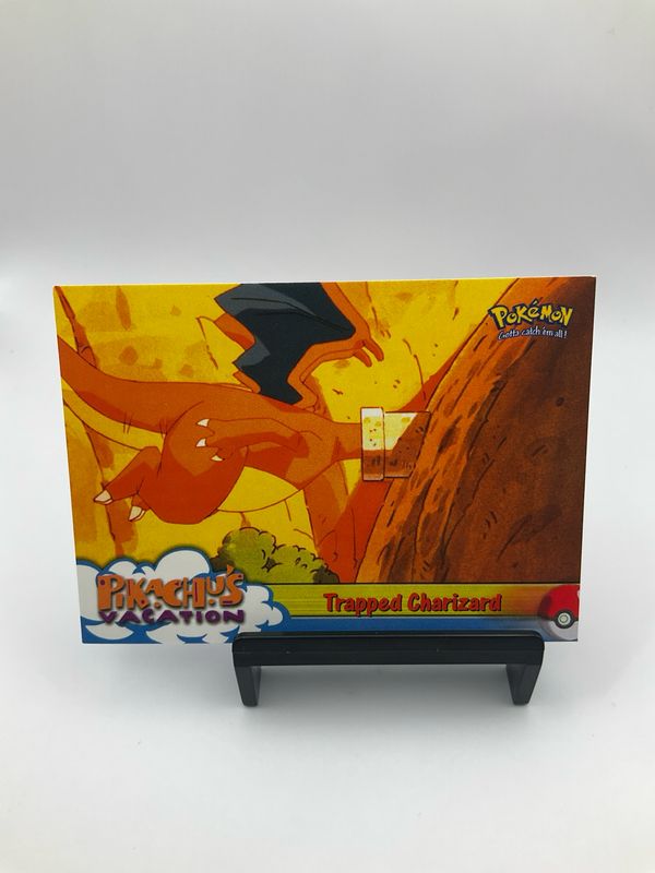 1998 Topps Pikachu&#39;s Vacation &quot;Trapped Charizard&quot; No. 51