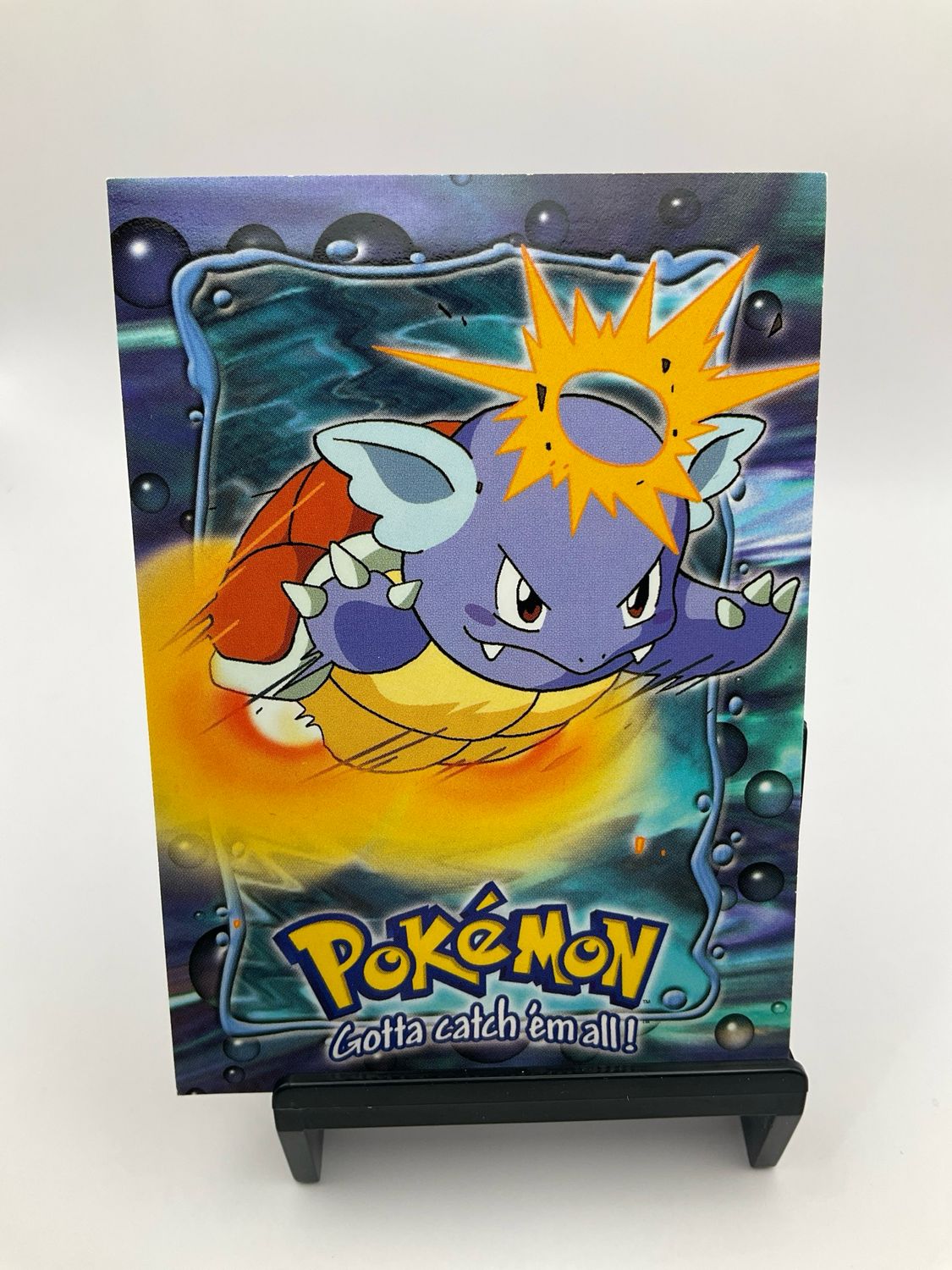 1998 Topps Pokemon Wartortle &quot;Gotta Catch &#39;Em All&quot; No. 8