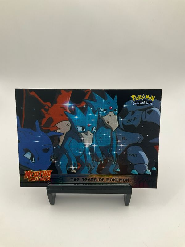 1998 Topps Mewtwo Strikes Back &quot;The Tears Of Pokemon&quot; No. 37 Foil