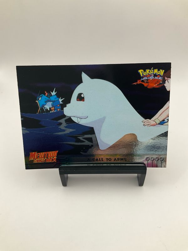 1998 Topps Mewtwo Strikes Back &quot;A Call To Arms &quot; No. 16 Foil
