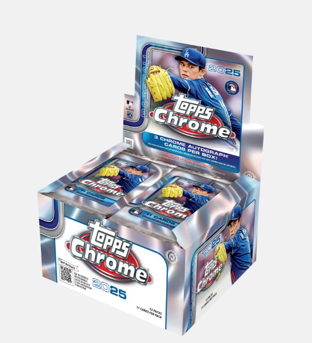 2025 TOPPS CHROME HOBBY JUMBO BOX