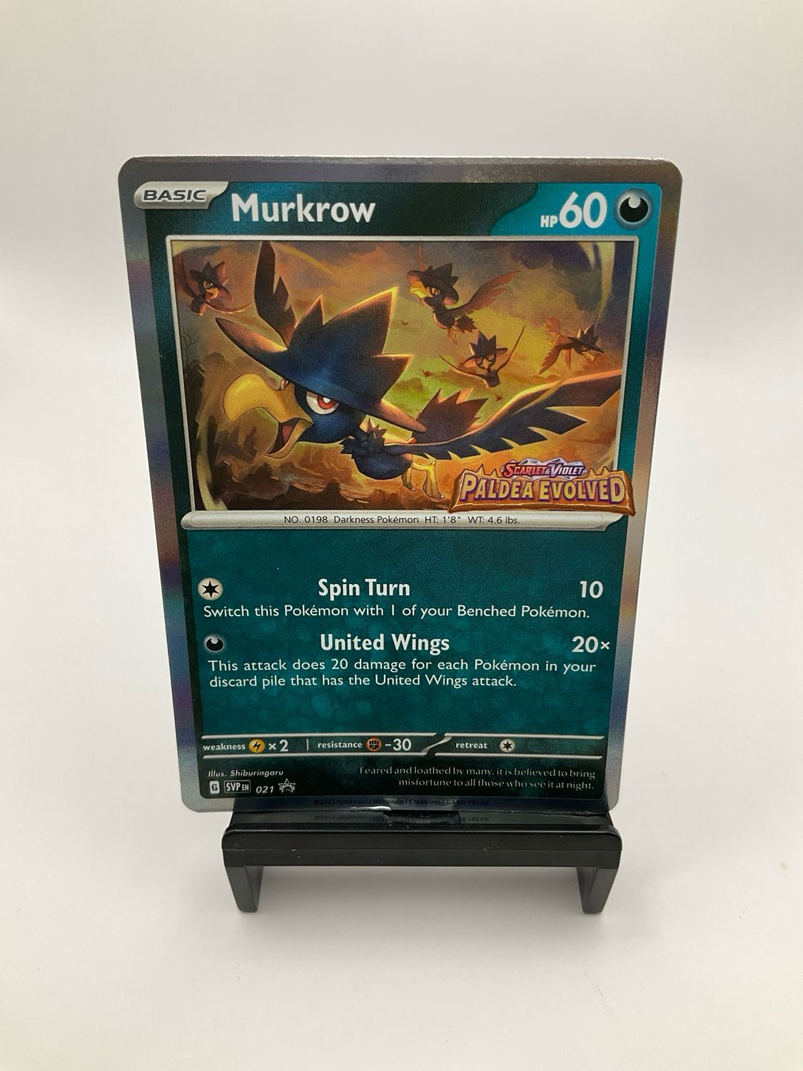 2023 Pokemon Murkrow Black Star Promo 021