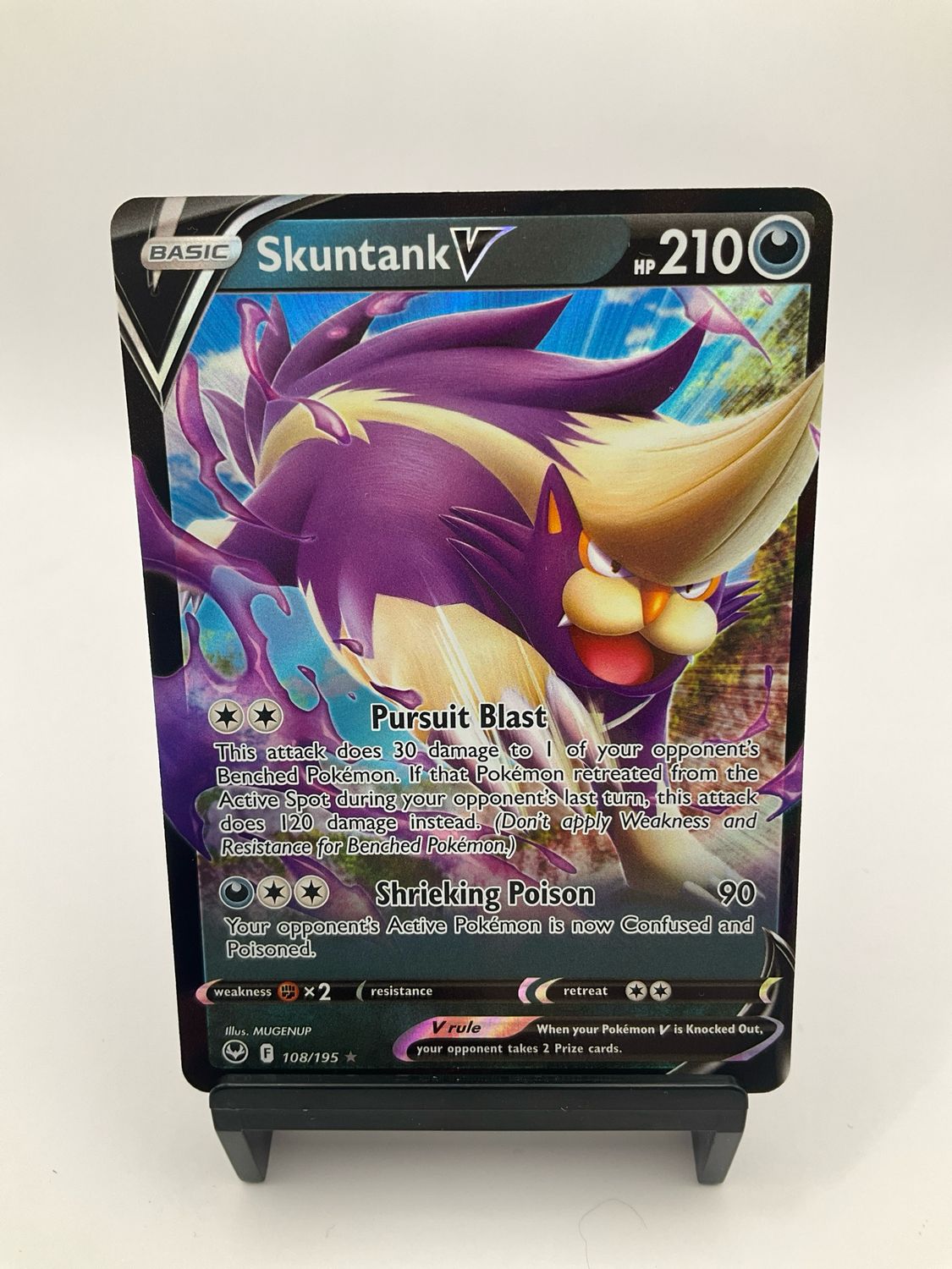 2022 Pokemon Skuntank V 108/195