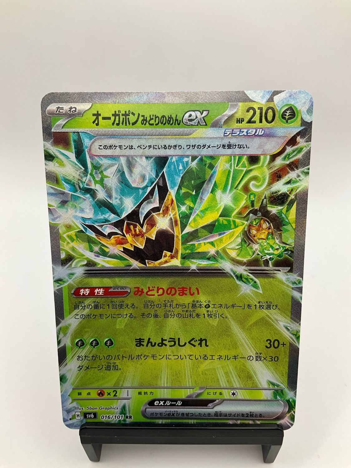 2024 Pokemon Teal Mask Ogerpon EX 016/101 Japanese