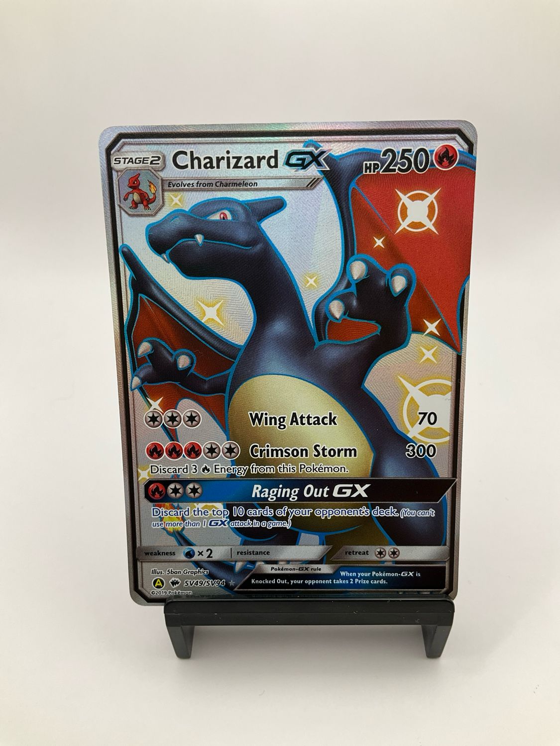 2019 Pokémon Charizard GX SV49/SV94 Hidden Fates