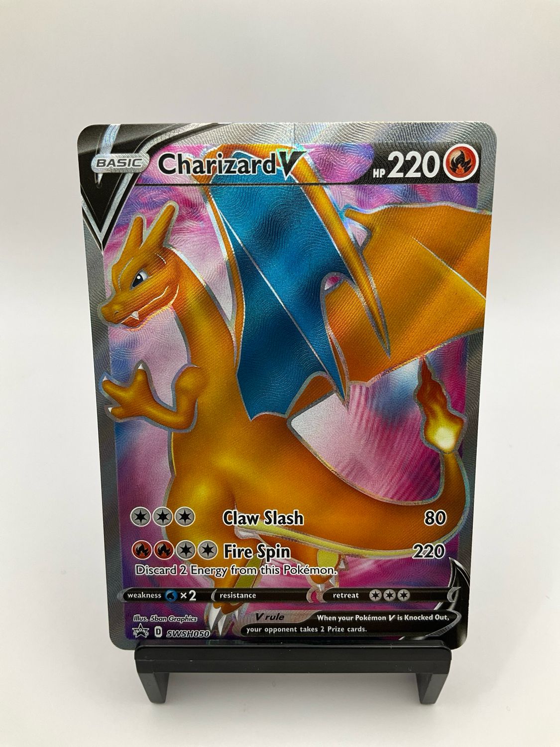2020 Pokemon Charizard V Black Star Promo SWSH050