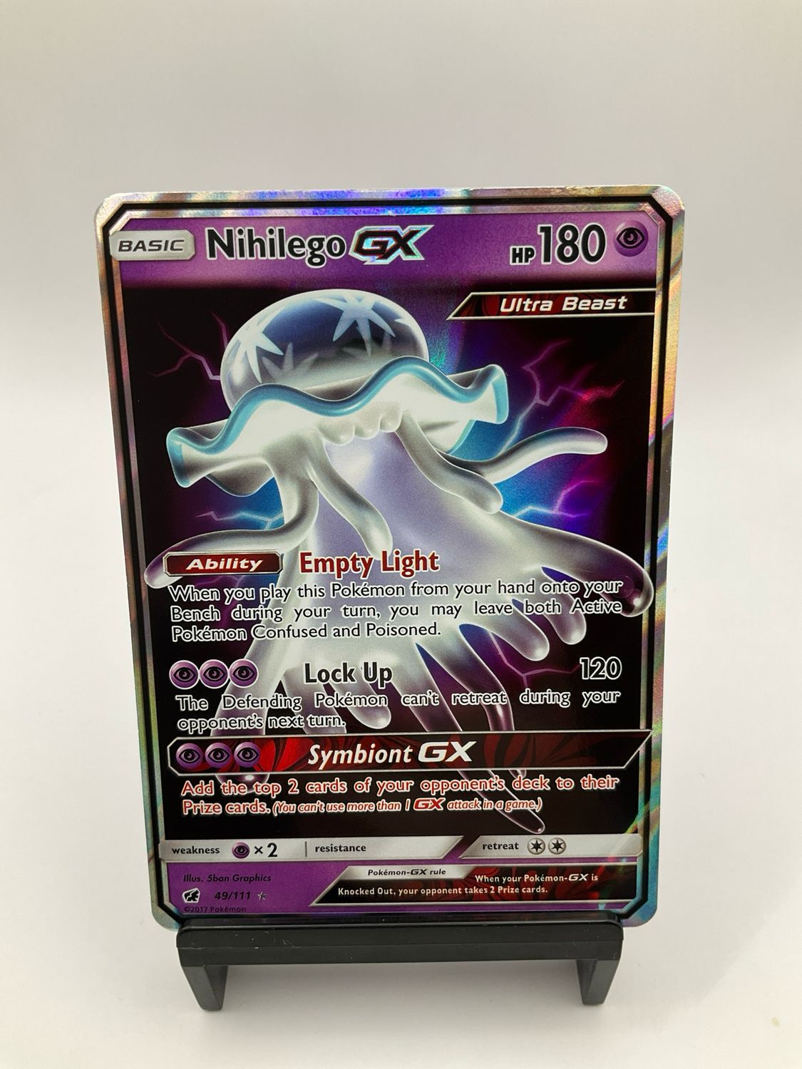 2017 Pokemon Nihilego GX 49/111