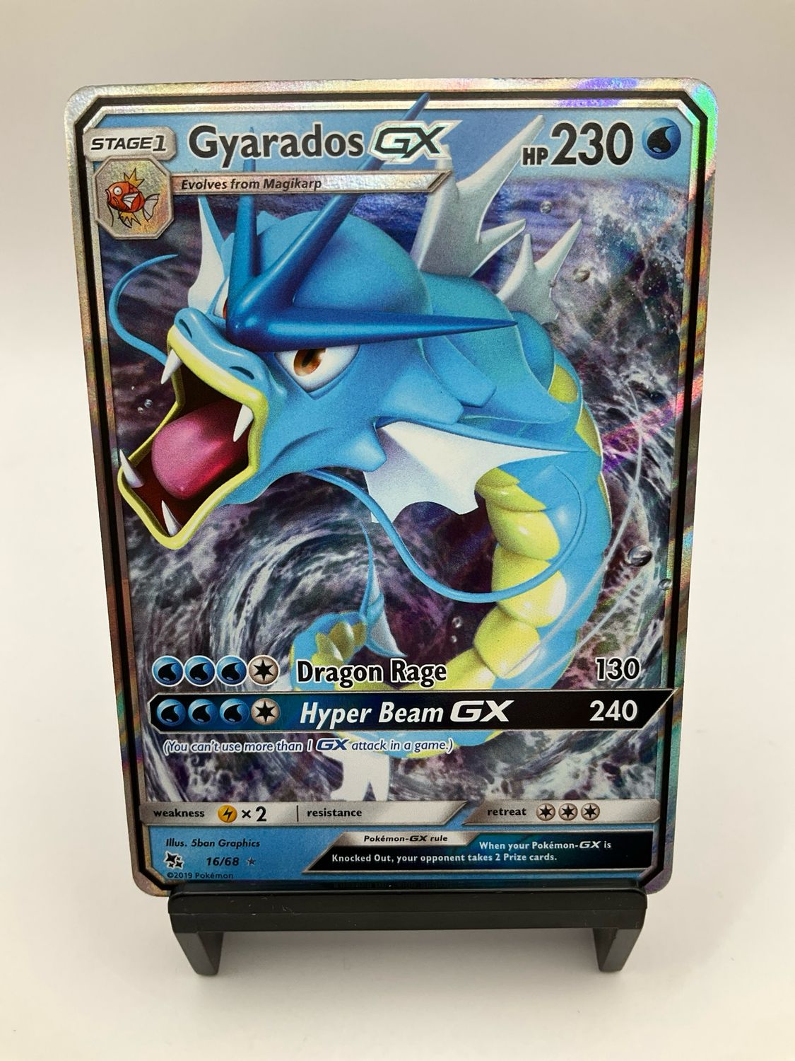 2019 Pokemon Gyrados GX 16/68