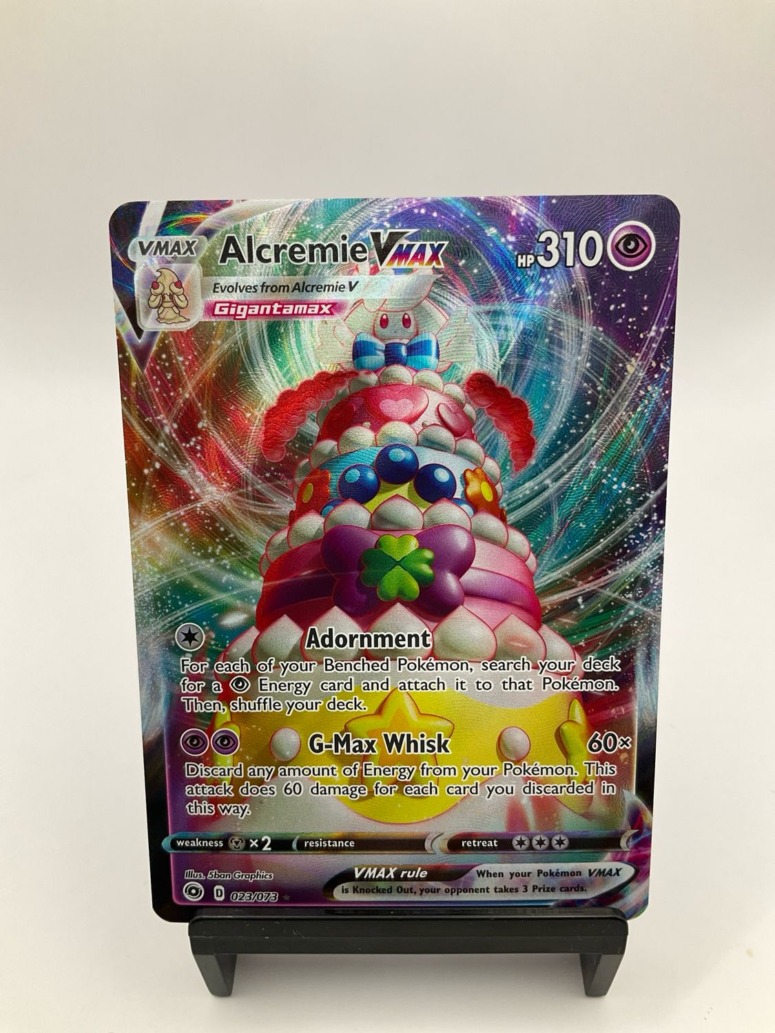 2020 Pokemon Alcremie Vmax 023/073