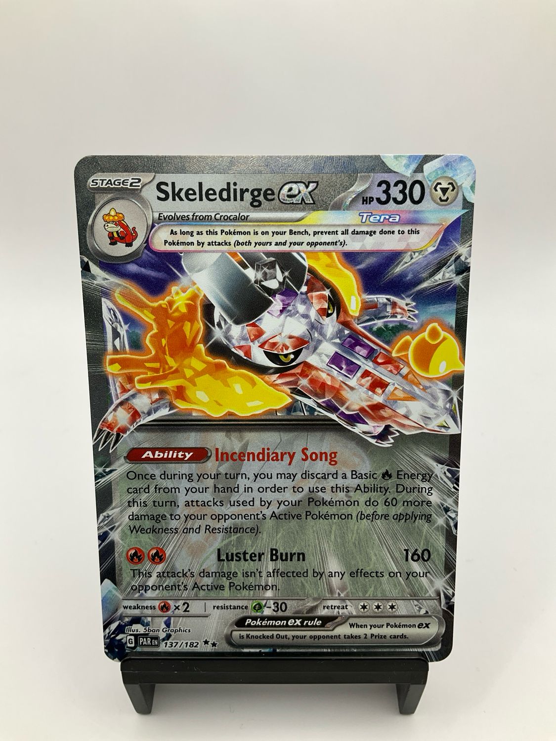 2023 Pokemon Skeledirge Ex 137/182