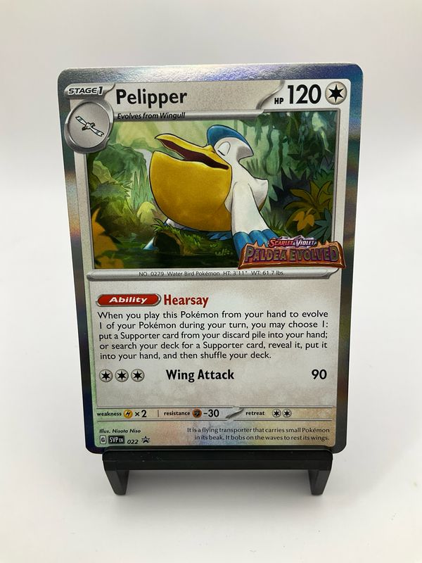 2023 Pokemon Pelipper 022 Black Star Promo Paldea Evolved