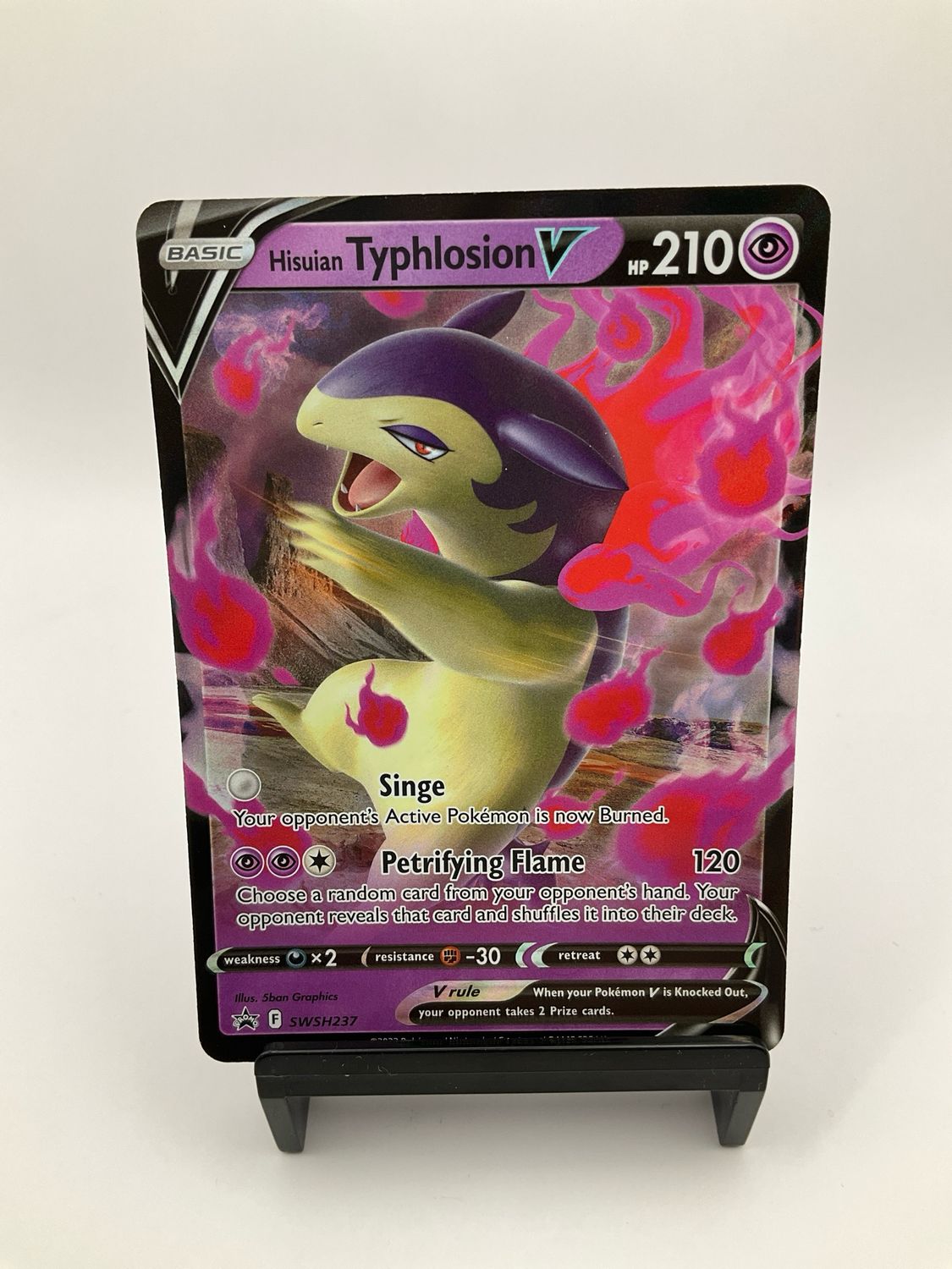 2022 Pokemon Hisuian Typhlosion V SWSH237