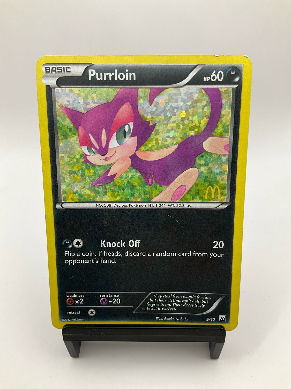 2012 Pokemon Purrloin Mcdonalds 9/12