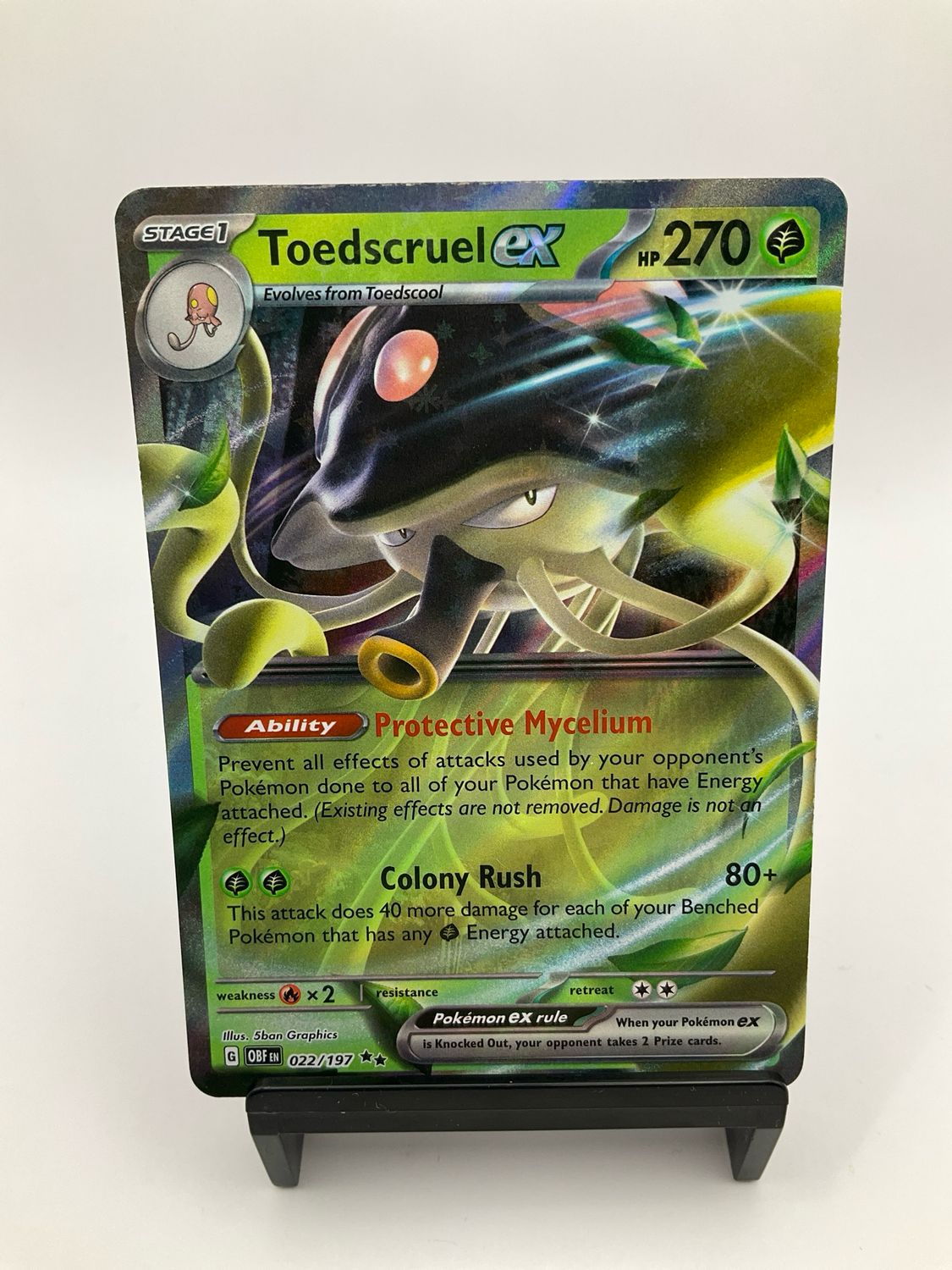 2023 Pokemon Toedscruel Ex 022/197