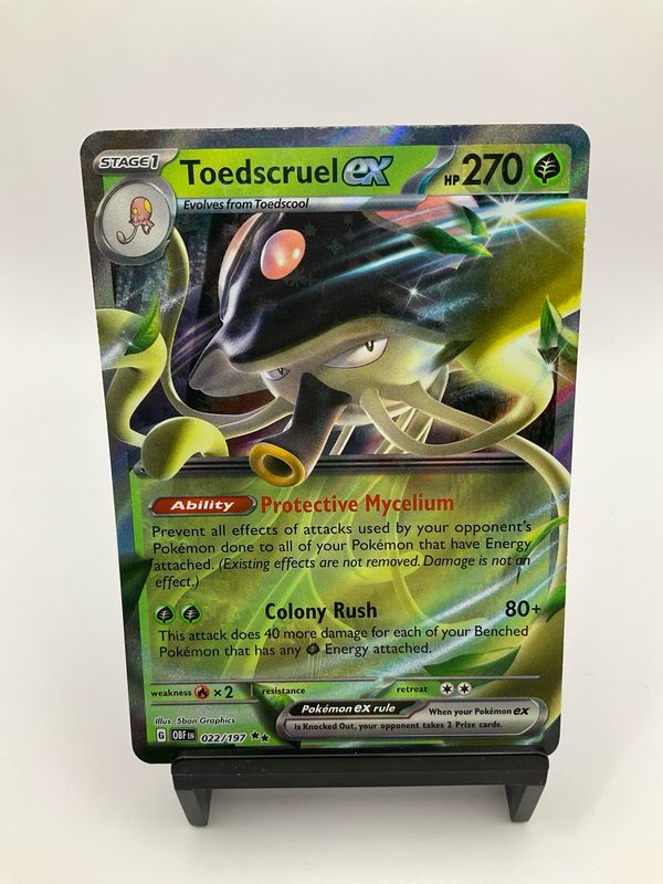 2023 Pokemon Toedscruel Ex 022/197