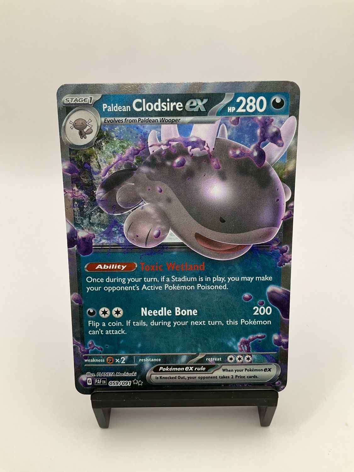 2024 Pokemon Paldean Clodsire Ex 059/091
