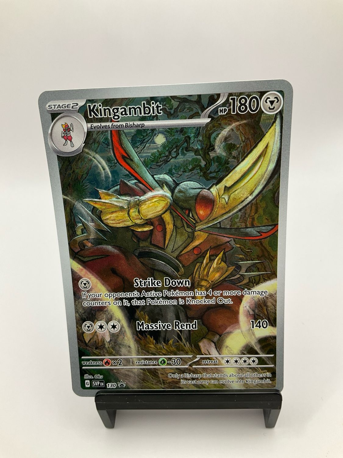 2024 Pokemon Kingambit 130 Black Star Promo