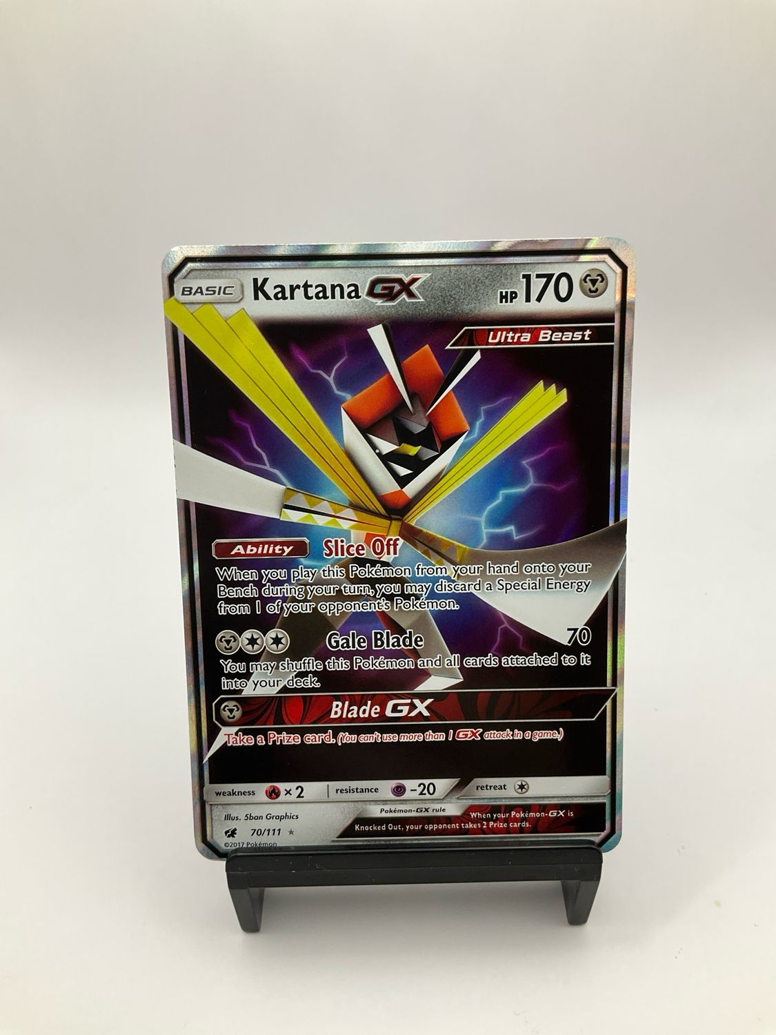 2017 Pokemon Kartana GX 70/111
