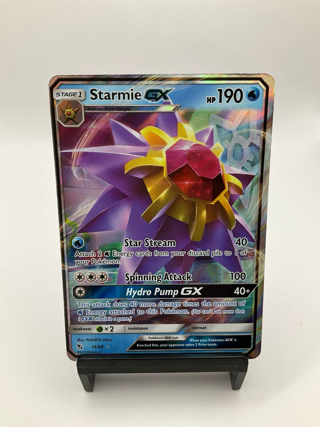 2019 Pokemon Starmie GX 14/68