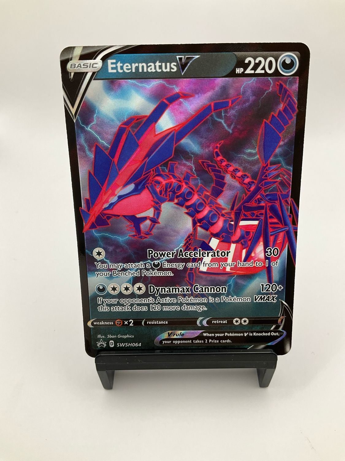 2020 Pokemon Eternatus V SWSH064 Black Star Promo