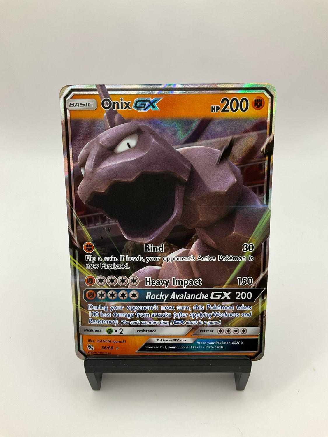 2019 Pokemon Onix GX 36/38