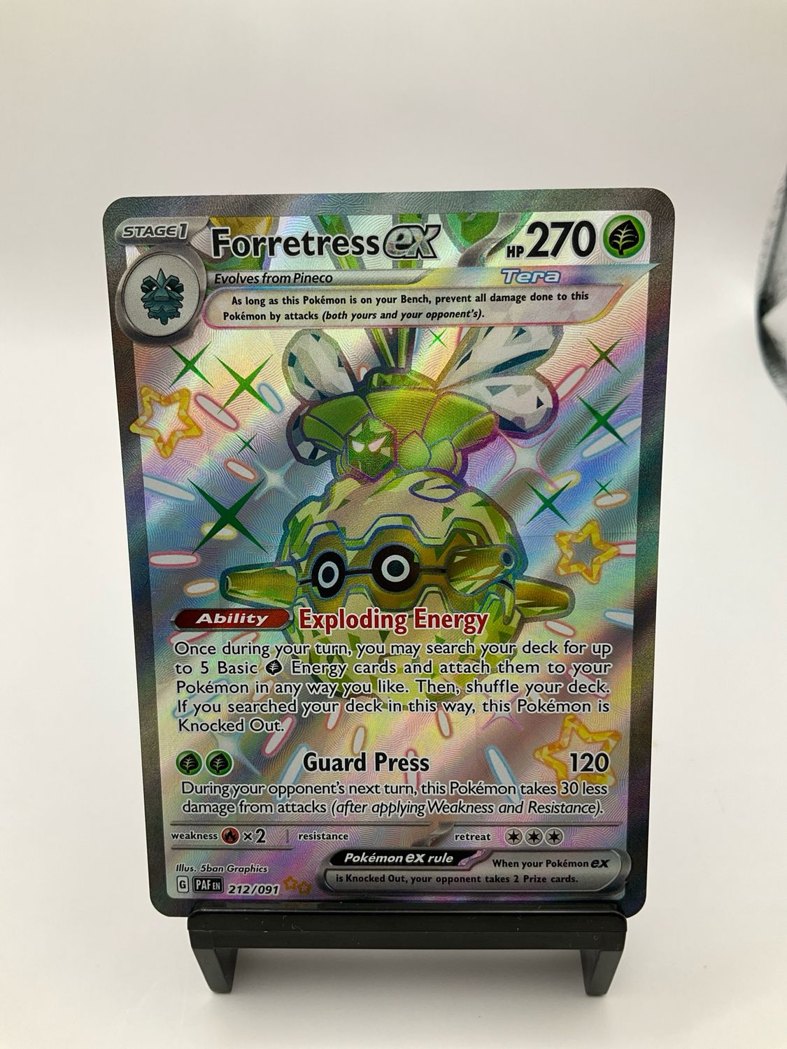 2024 Pokemon Forretress Ex 212/091