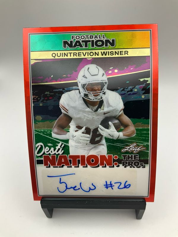 2025 NATION FOOTBALL QUINTREVION WISNER AUTO 1/1